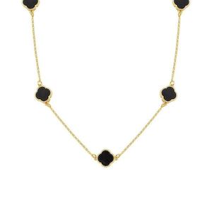 Choker Trevo Marrom P