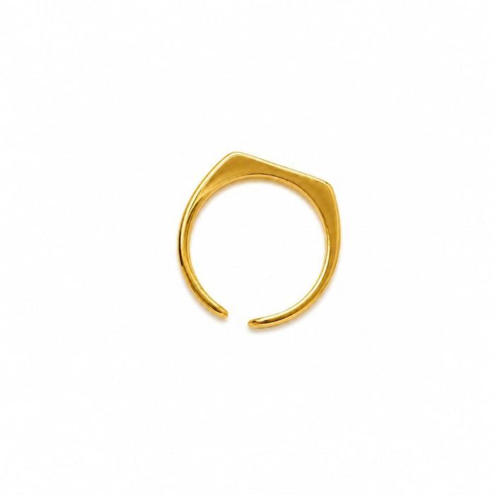 Anel Falange Liso Banho Ouro