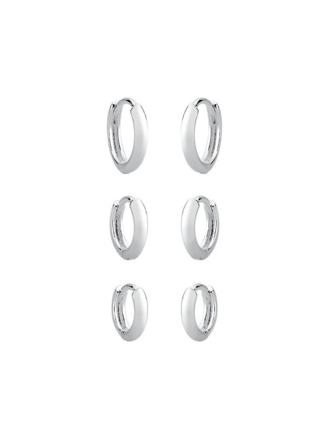 Trio Argola Lisa Prata 925