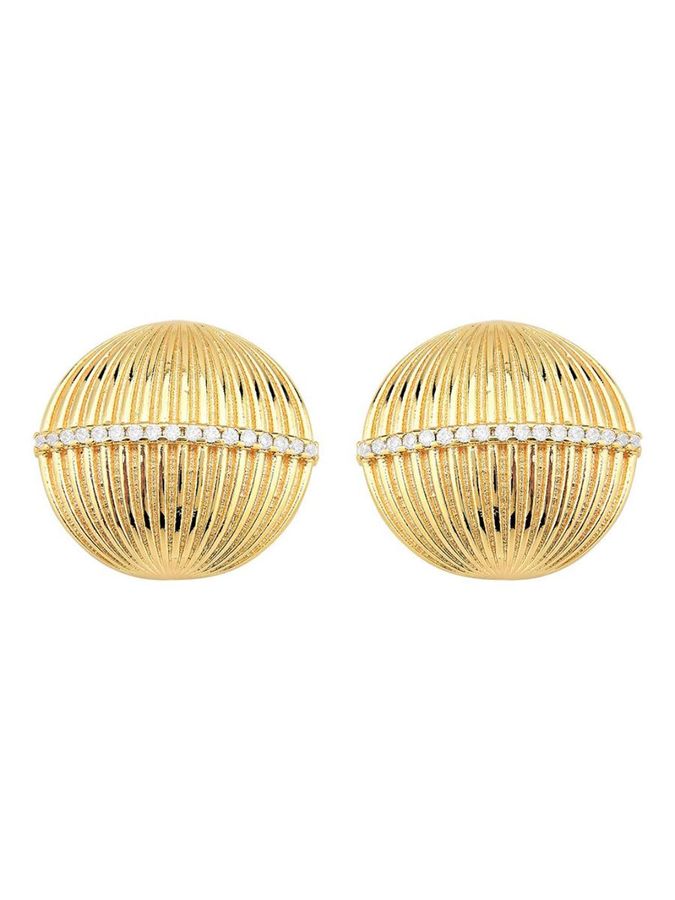 Brinco Bola Cravejado