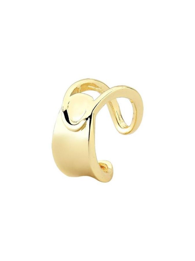 Piercing Fake Liso Banho Ouro