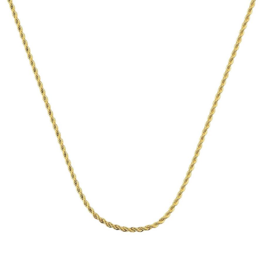 Colar Chocker Cordao Baiano 40cm 1.5mm — banho de paládio, Heali Semijoias