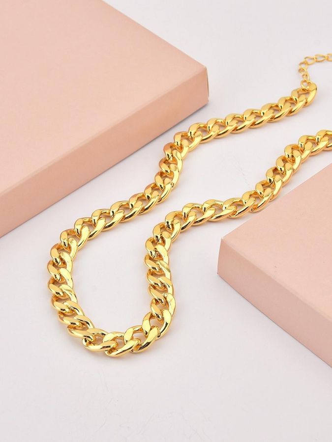 Choker Elos Grumet | Banhado A Ouro