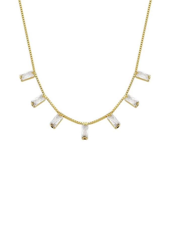 Choker Baguetes Incolor