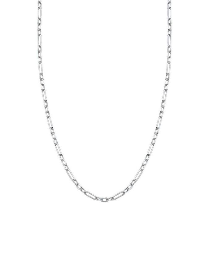 Colar Elo Cartier Banho Rodio Branco — banho de ródio, Heali Semijoias