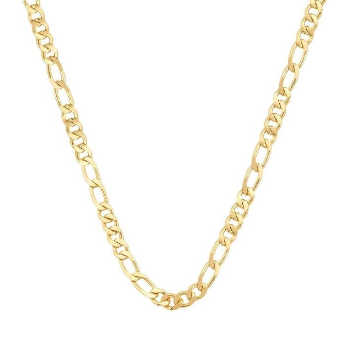 Colar Elo Masculino 3mm - 70cm Banho Ouro — banho de paládio, Heali Semijoias