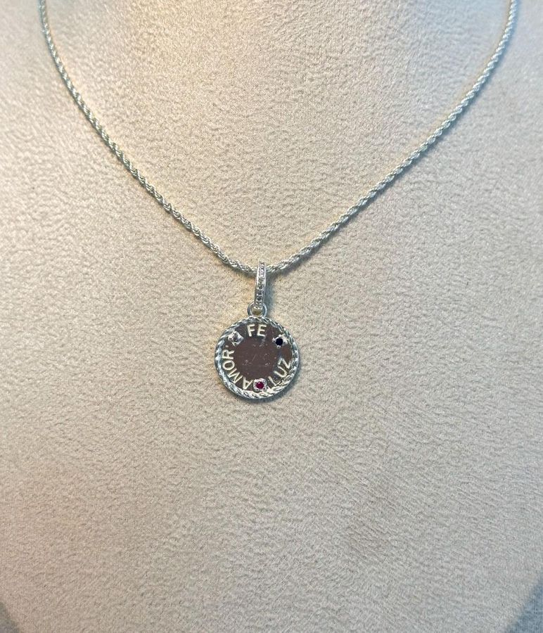 Colar Cordão Baiano 2mm | Amor FÉ Luz Banhado NO Prata