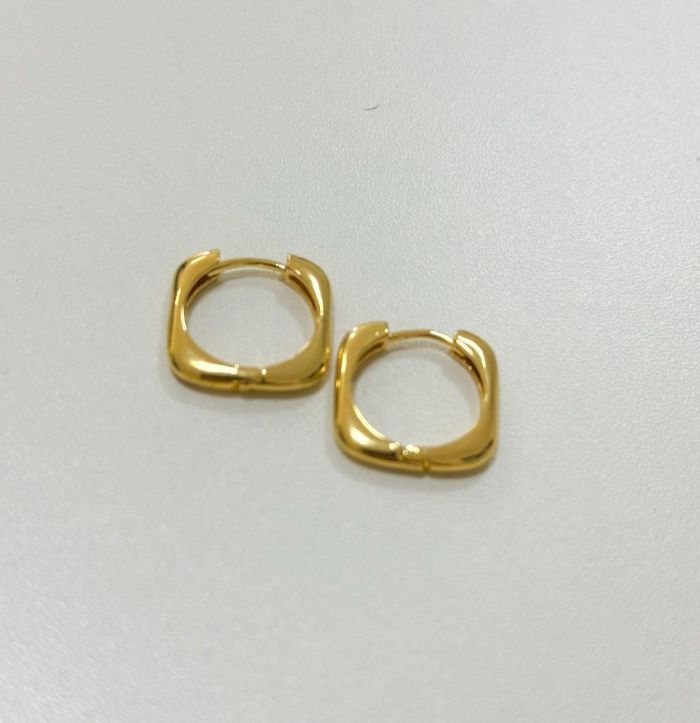 Brinco Argola Quadrada