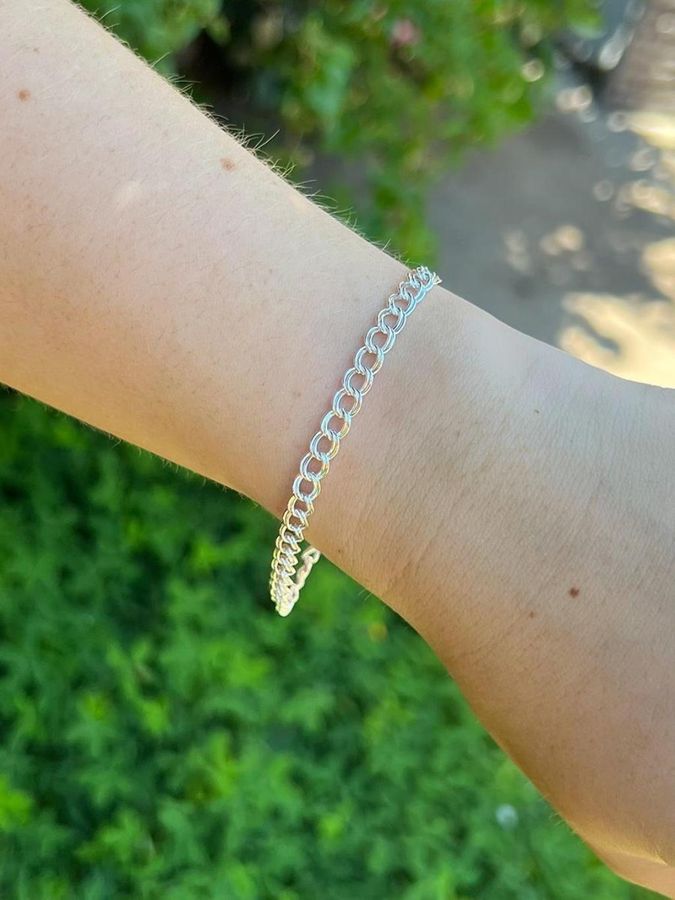 Pulseira Grumet Dupla | Prata 925 — prata 925, Heali Semijoias