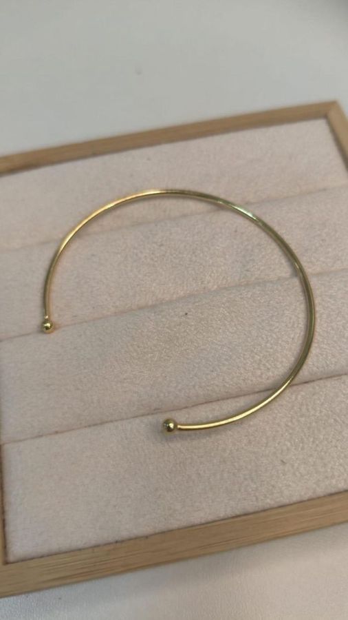 Bracelete Com Dua Bolinhas NA Ponta