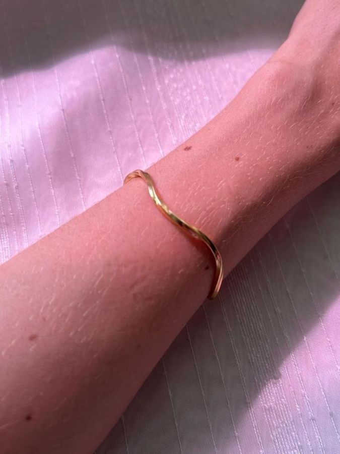 Bracelete Onda Texturizado